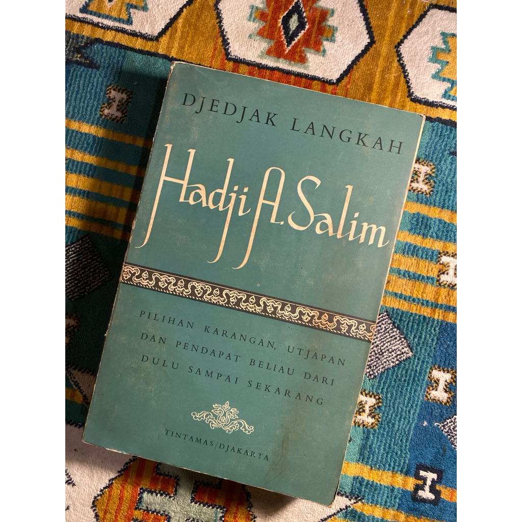 BUKU PRELOVED LANGKA DJEJAK LANGKAH HADJI A.SALIM ORIGINAL | BUKU TOKOH PERJUANGAN REVOLUSI INDONESI