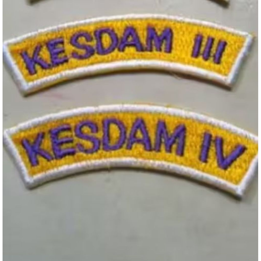 lokasi bordir pdh Kesdam