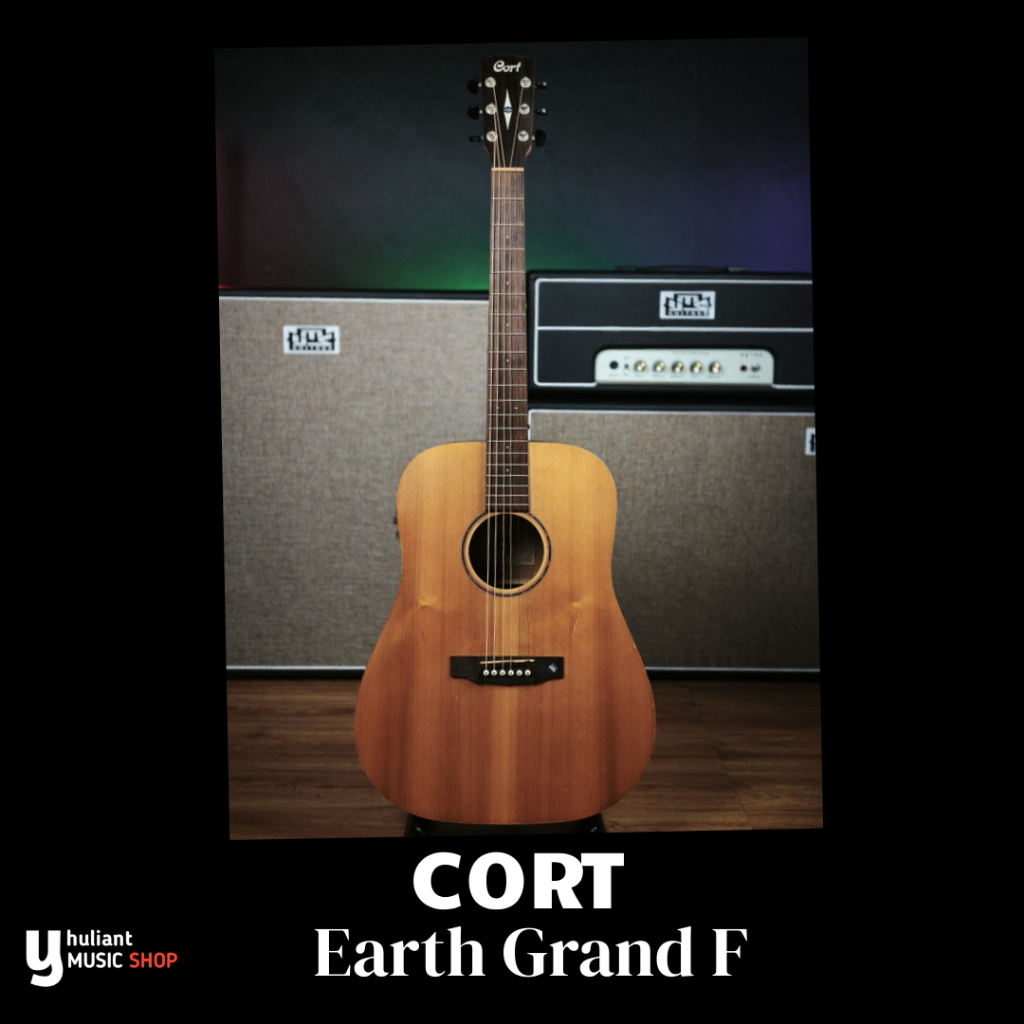 Cort Earth Grand F OP Akustik Elektrik Guitar Original Second Good
