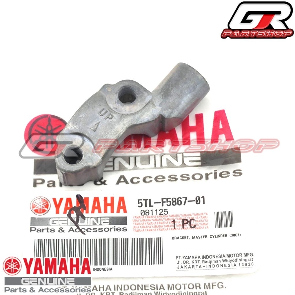 DUDUKAN SPION KANAN MIO SPORTY SMILE AEROX LEXI NMAX ORIGINAL YAMAHA BRACKET MASTER REM DEPAN XRIDE 