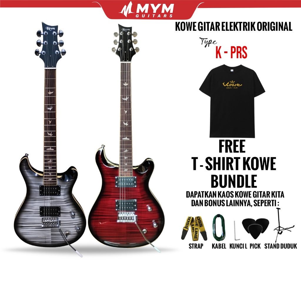 Kowe Gitar Listrik/Gitar Elektrik Seri K-PRS