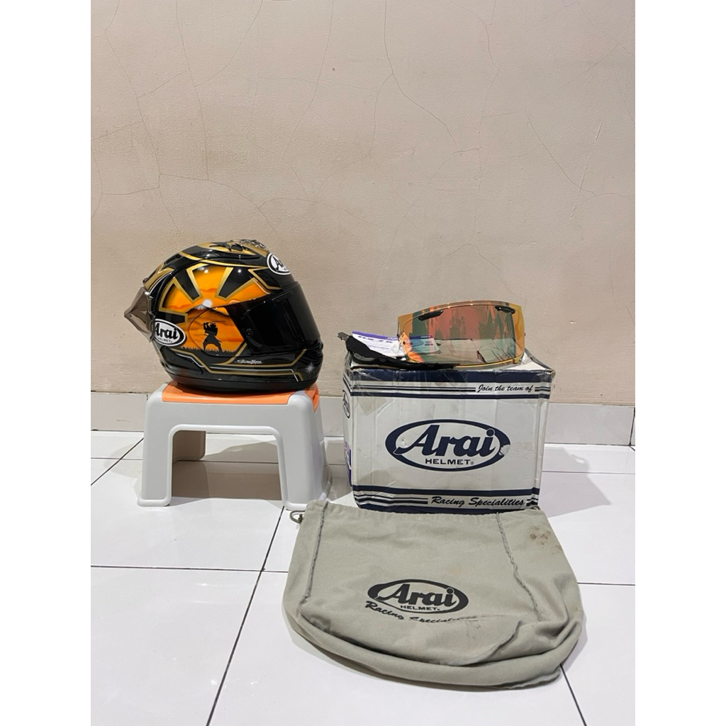 Arai RX7X Spirit Gold Dani Pedrosa
