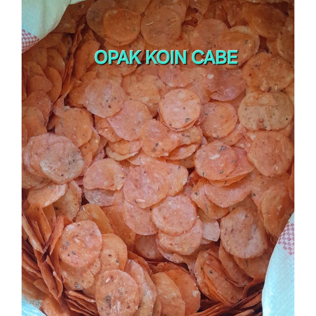 1 KG KERUPUK OPAK SINGKONG KOIN MENTAH KHAS MEDAN