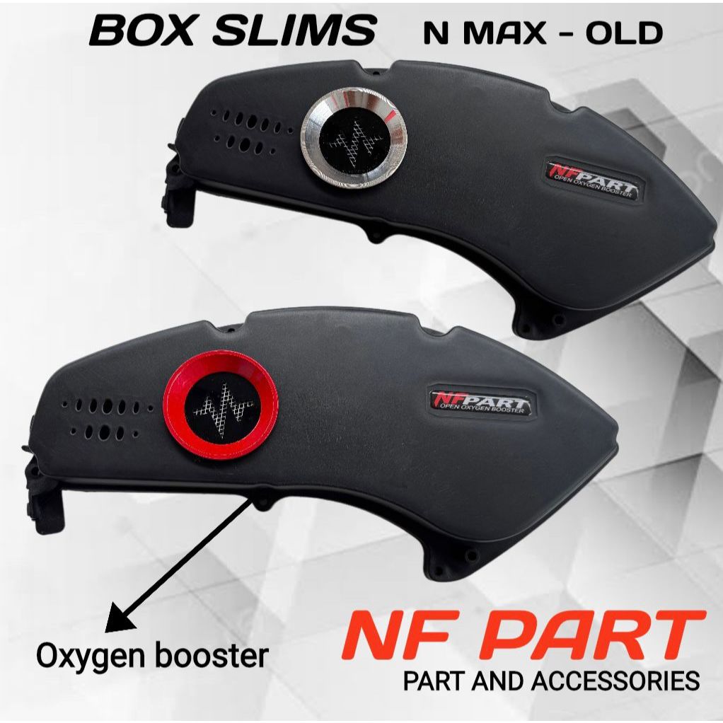 CORONG UDARA FILTER SLIM NMAX OLD 2015-2019 OXYGEN BOOSTER NMAX OPEN FILTER VARIASI NF PART