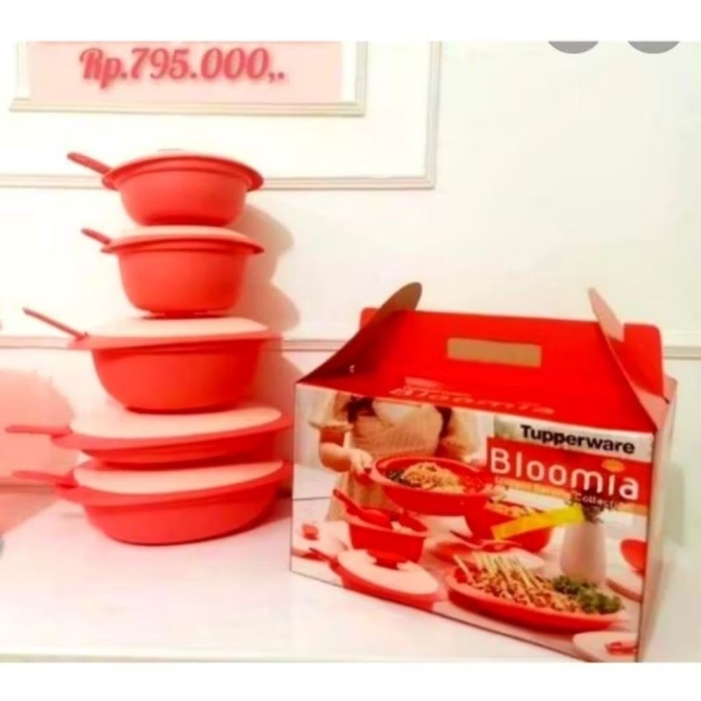Tupperware bloomia collection set