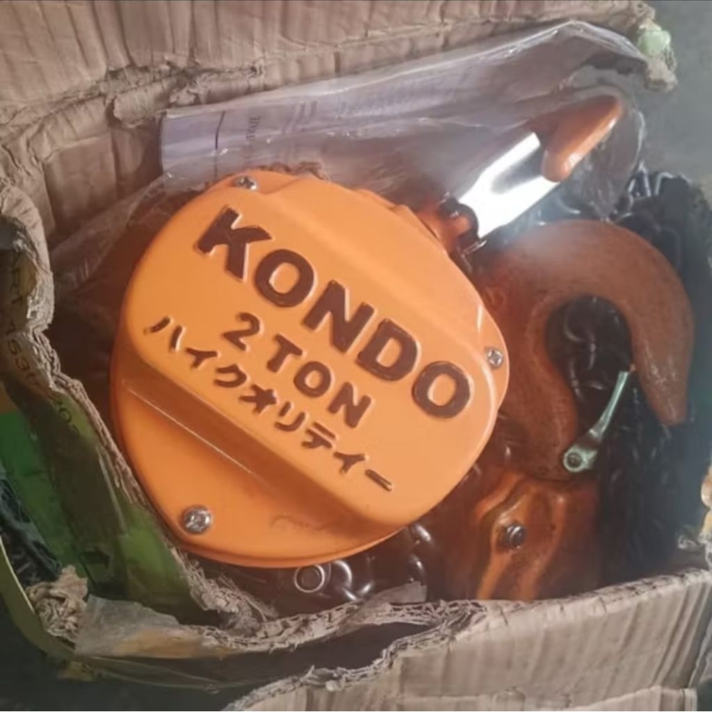 Katrol Chain Block Chainblock Takel 2 Ton 15 meter Kondo