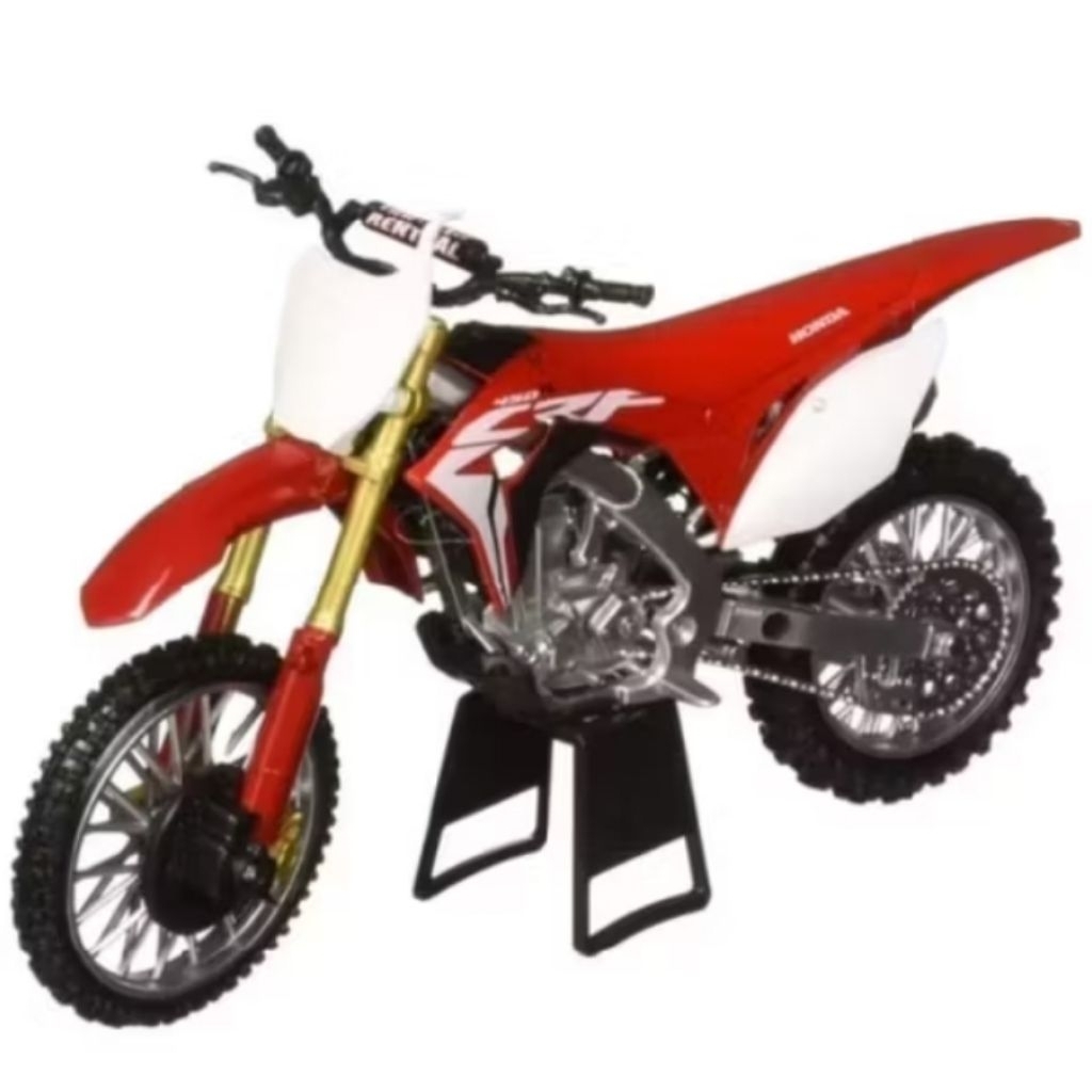 miniatur diecast motor trail Honda crf 150 bisa ganti ban ke supermoto
