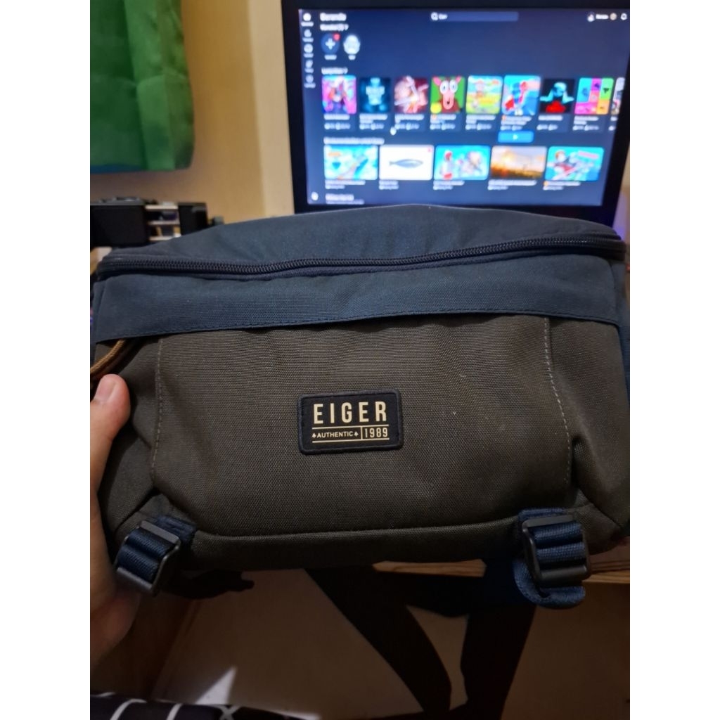 TAS KAMERA EIGER DETOUR 2.0 SLING BAG - Navy