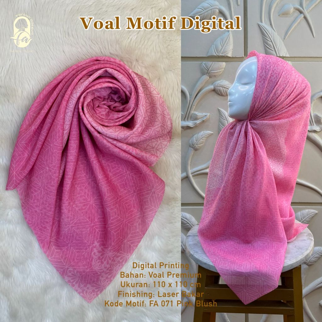 Farsya Adeeva - Voal Motif Digital LC FA 071