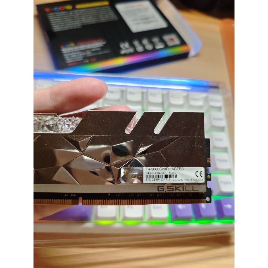 RAM DDR4 5066MHZ 16GB Kit (2X8)  G.SKILL TRIDENT ROYAL ELITE