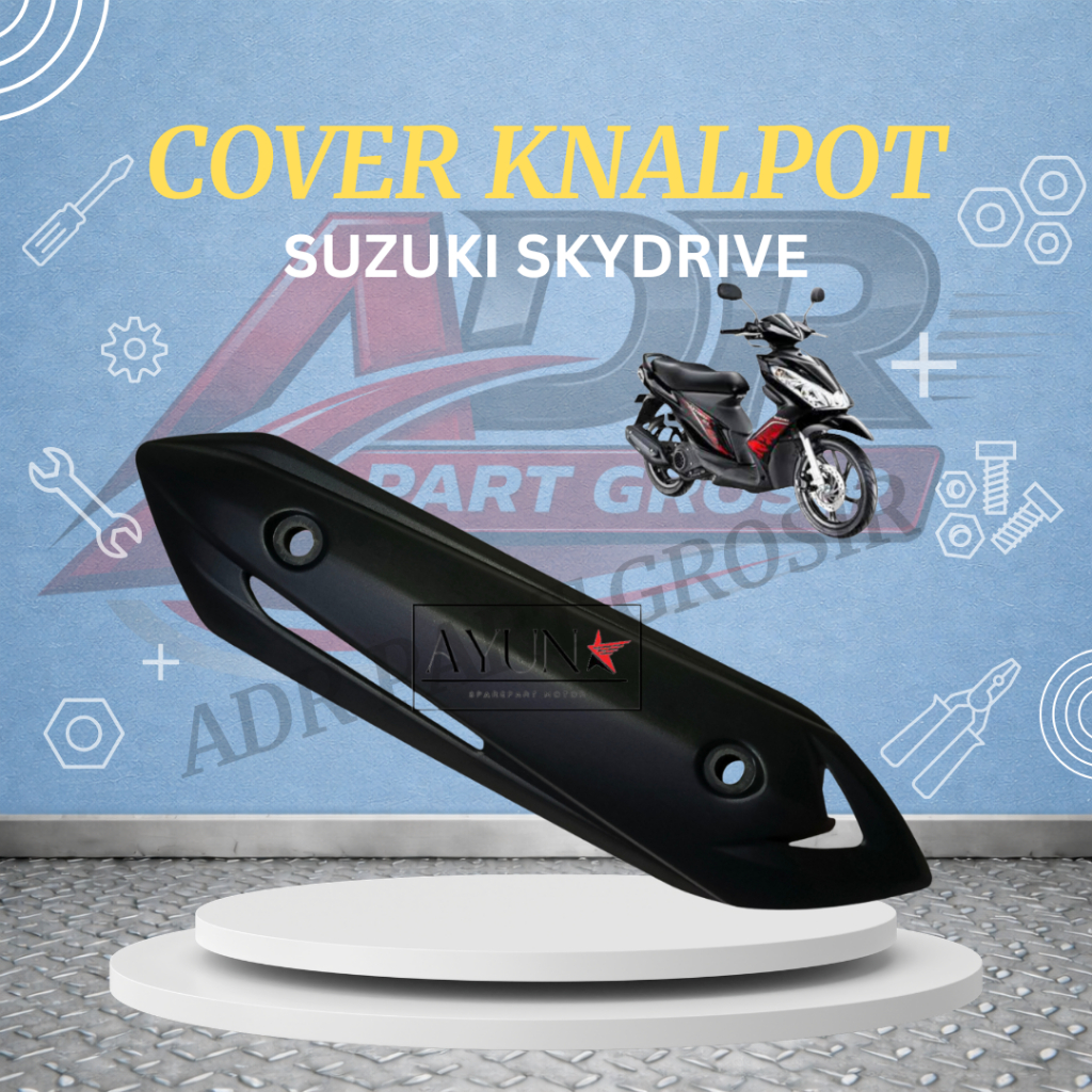 Cover tameng knalpot suzuki skydrive cover tutup knalpot skydrive tameng knalpot suzuki skydrive