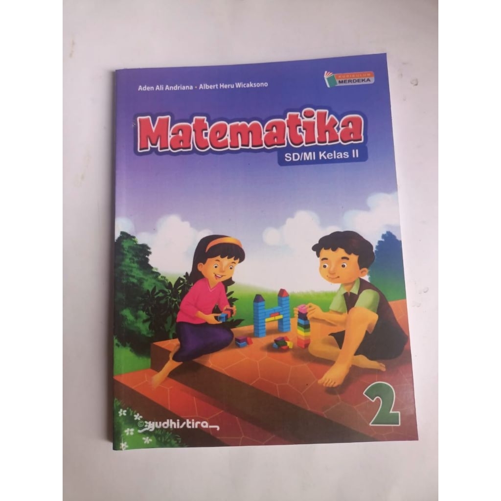 buku matematika kelas 2 SD penerbit Yudhistira  kurikulum merdeka