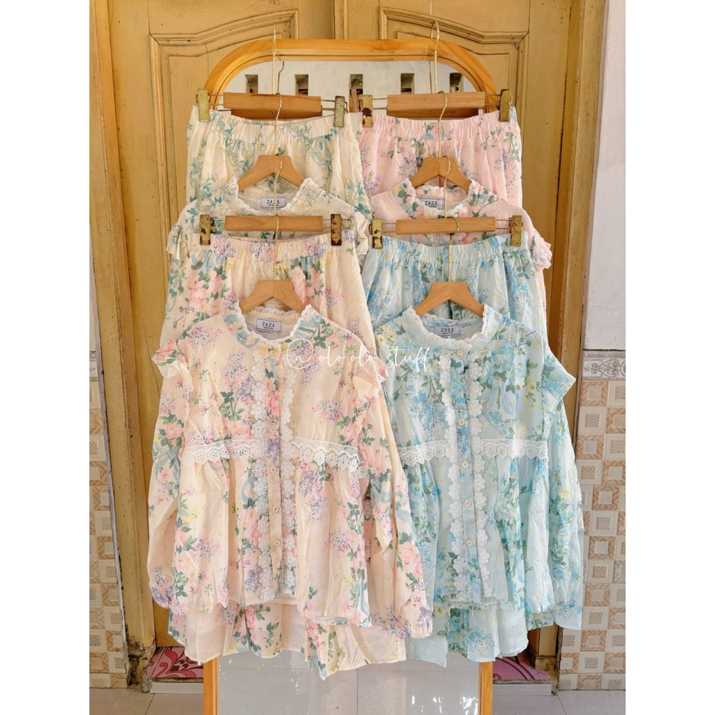 MICHY ONESET/SET ROK/SETELAN BKK/SETELAN ROK BUNGA