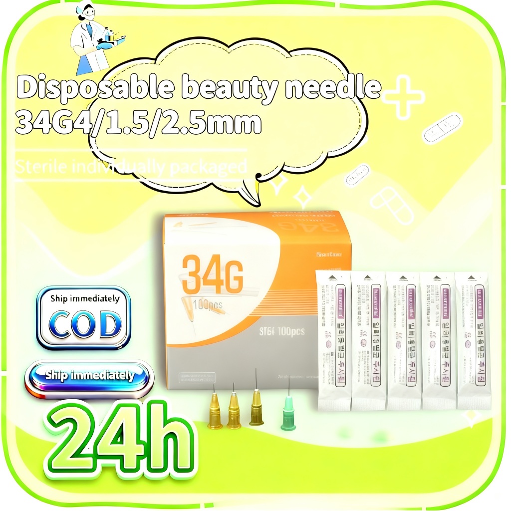 Needle 34G Sungshim Korea needle Skin Booster Nedle Meso Needle Mes-o-aterapi Needle botox Nedle bot