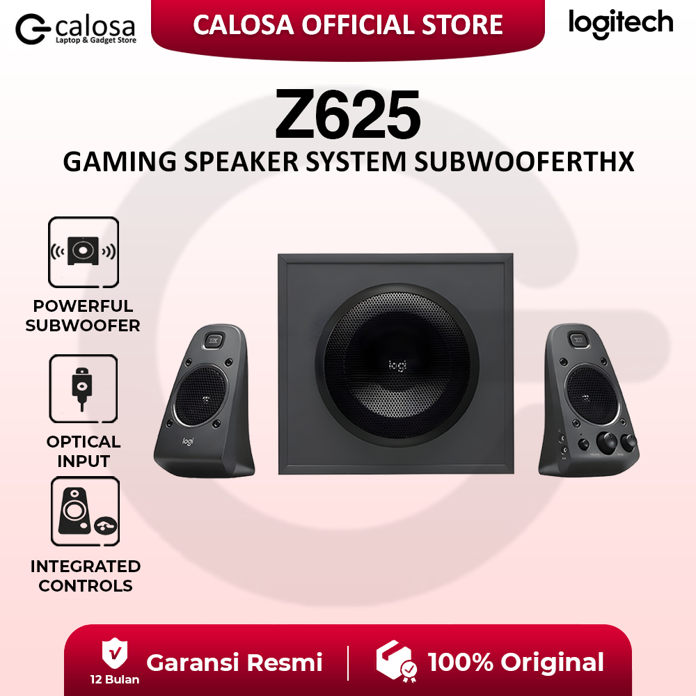 SPEAKER LOGITECH POWERFUL THX Z625