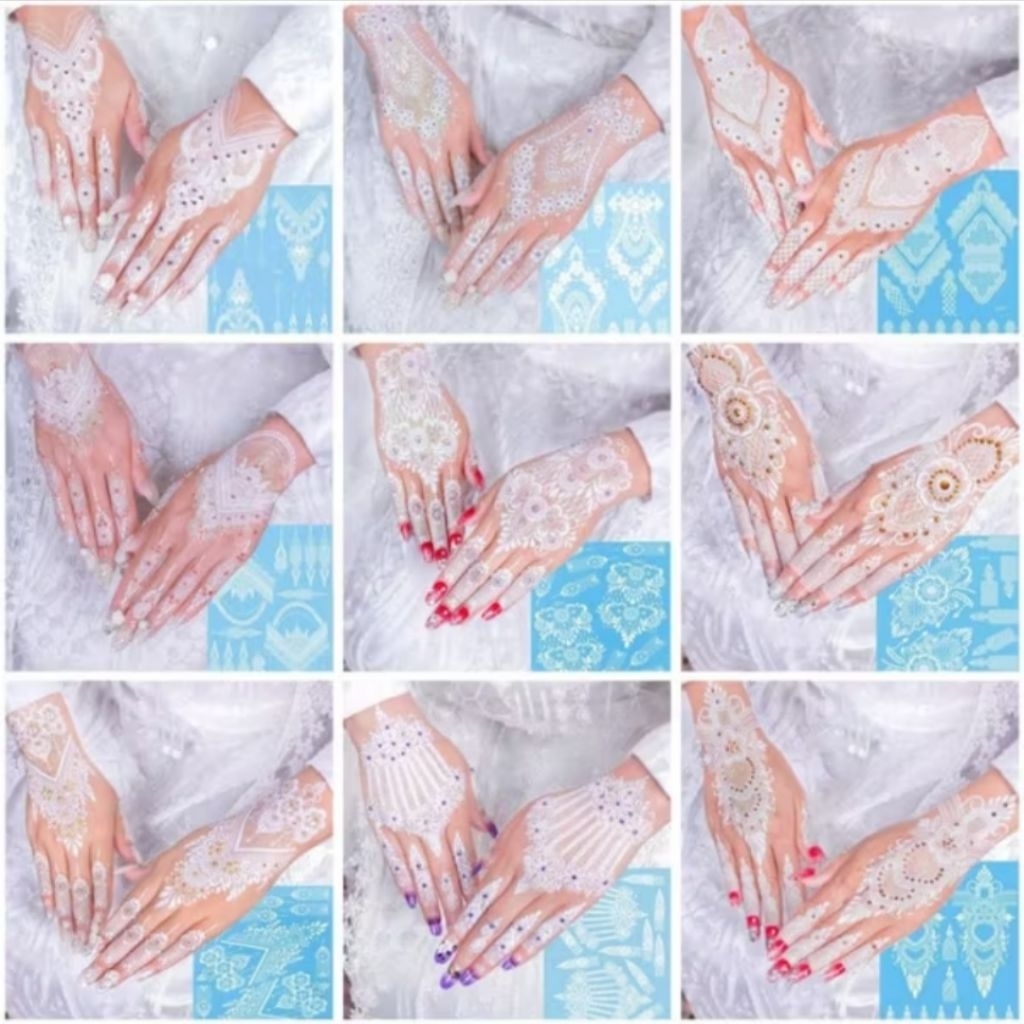 Henna instan / Henna tempel putih