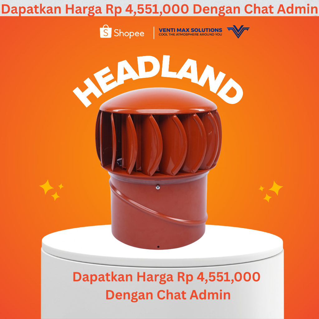 SUPAVENT | TURBIN VENTILATOR HEADLAND | TURBIN RUMAH