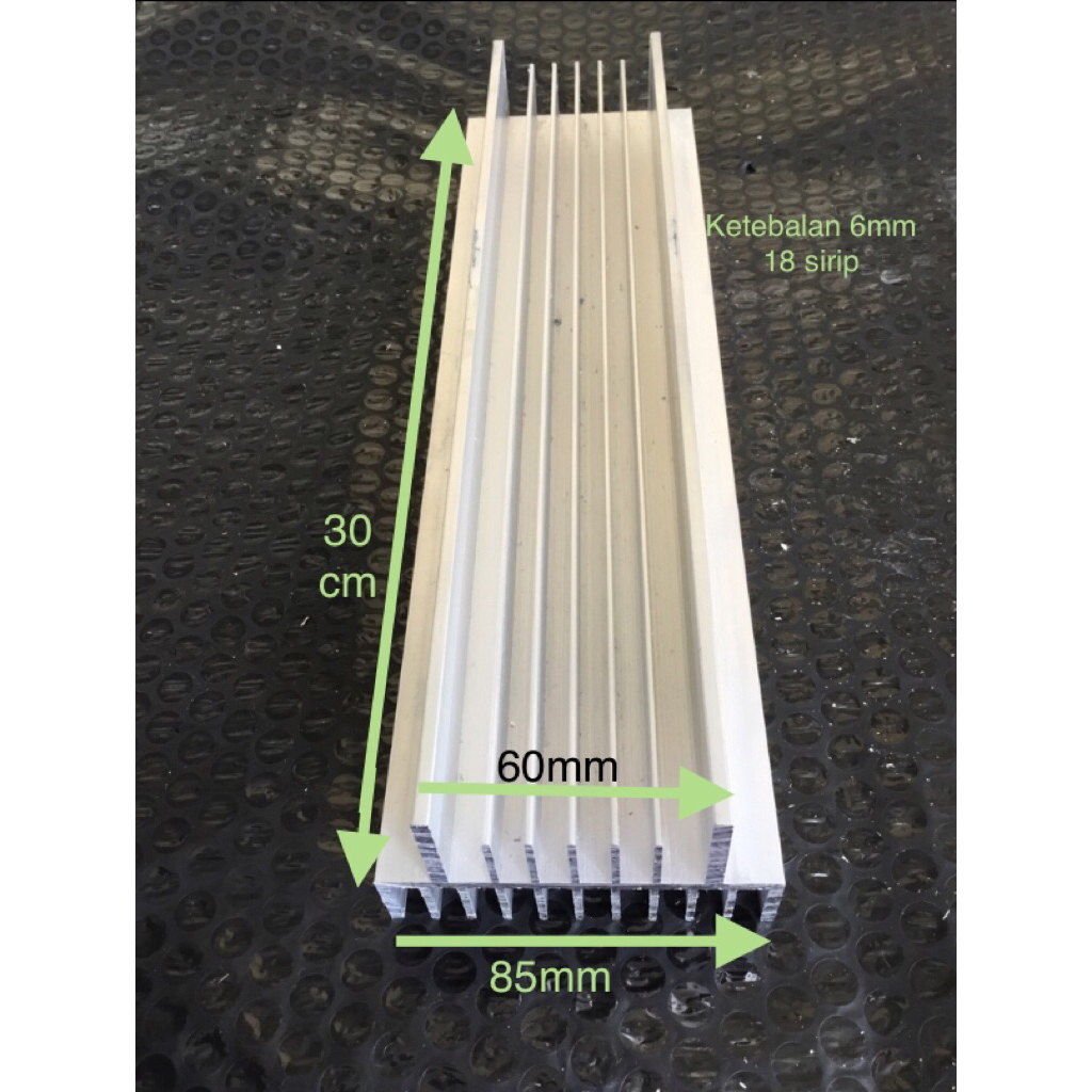 Pendingin 2U 30 cm super built up tebal / heatsink 2u 30cm