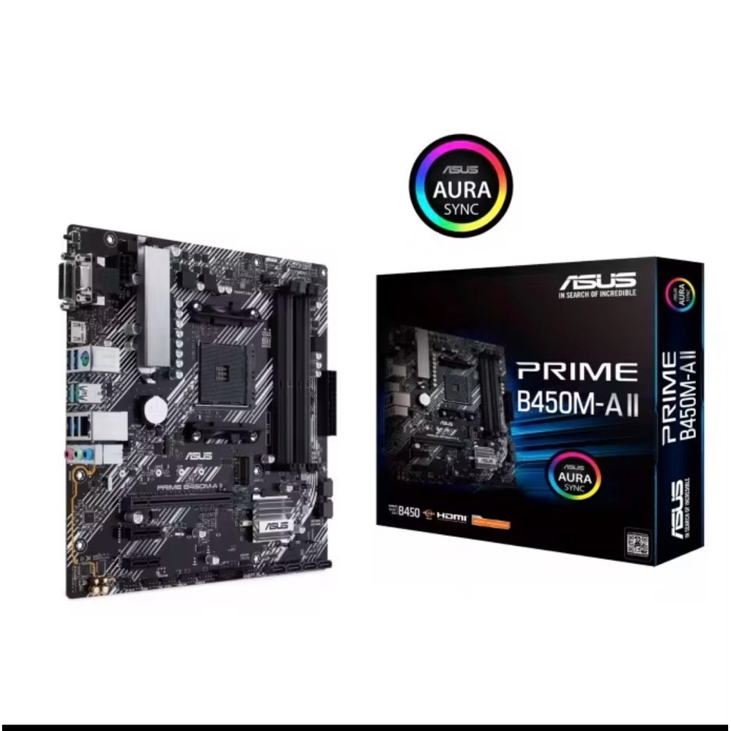 ASUS PRIME B450M-A II MOTHERBOARD AM4