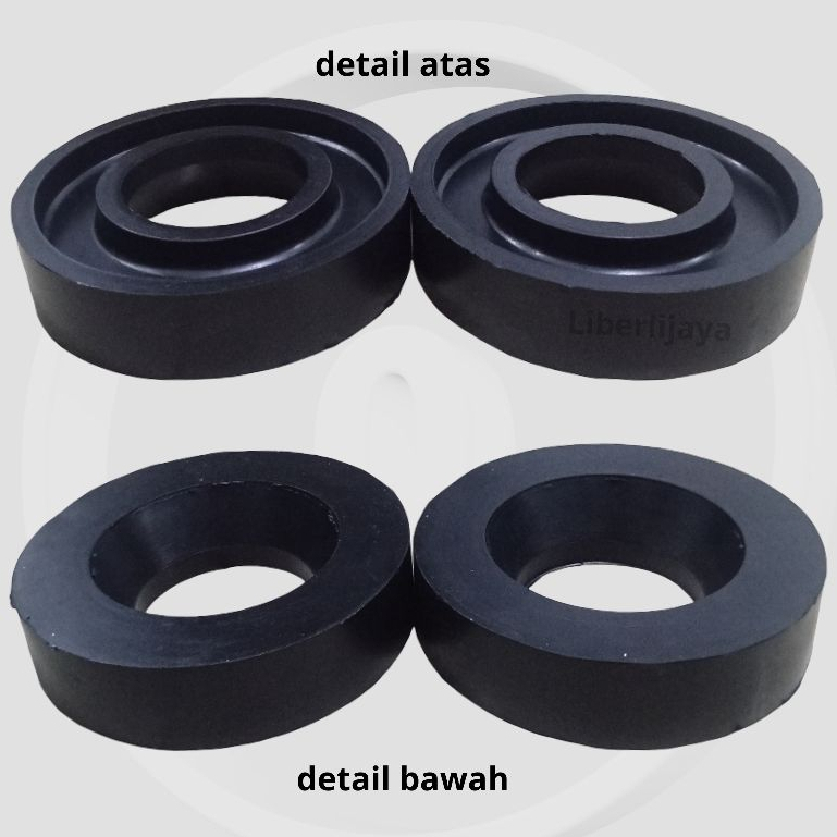 Karet Spacer Per Tatakan Per Belakang Bawah Agya Ayla Calya Sigra sirion custom 1Set 2Pcs .