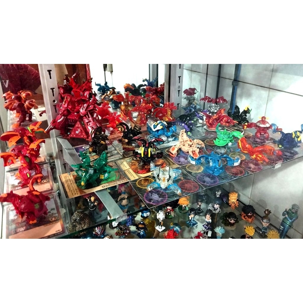 Figur Bakugan Dragonoid Nillious Hydranoid Percival Ingram Mix Rare – Mini Figure Original & Metalic