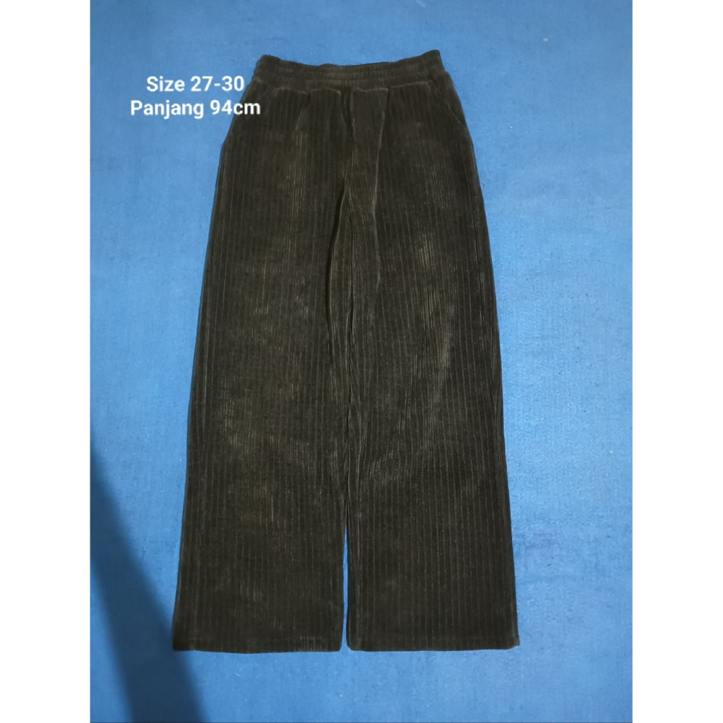 preloved corduroy pants celana corduroy second