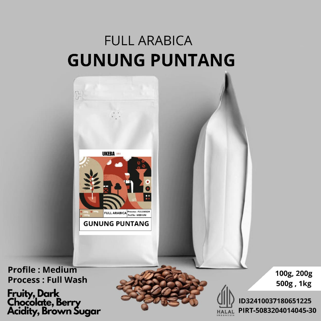 UKEBA Kopi Arabica Asli Gunung Puntang 1kg