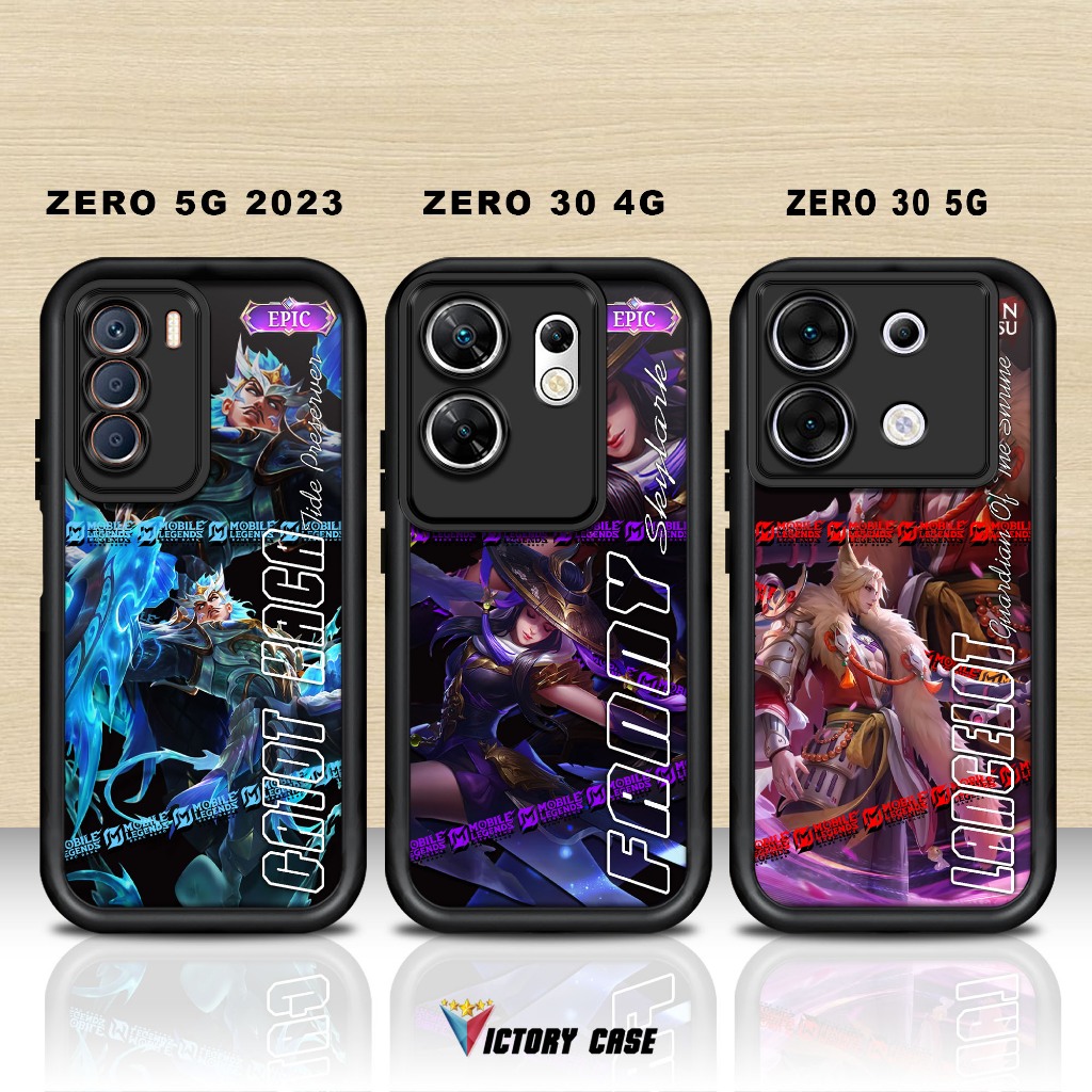 Softcase Glass kaca untuk INFINIX ZERO 5G 2023 ZERO 30 4G ZERO 30 5G HEROML Casing Handphone Case Pr