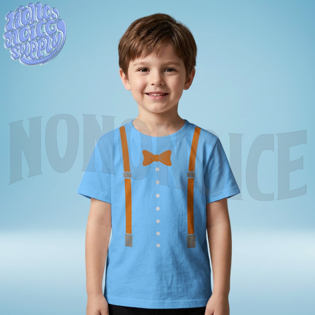 Kaos Anak Blippi Bow Tie Printing / Tshirt Kaos Baju Anak Blippi Youtube Bow Tie