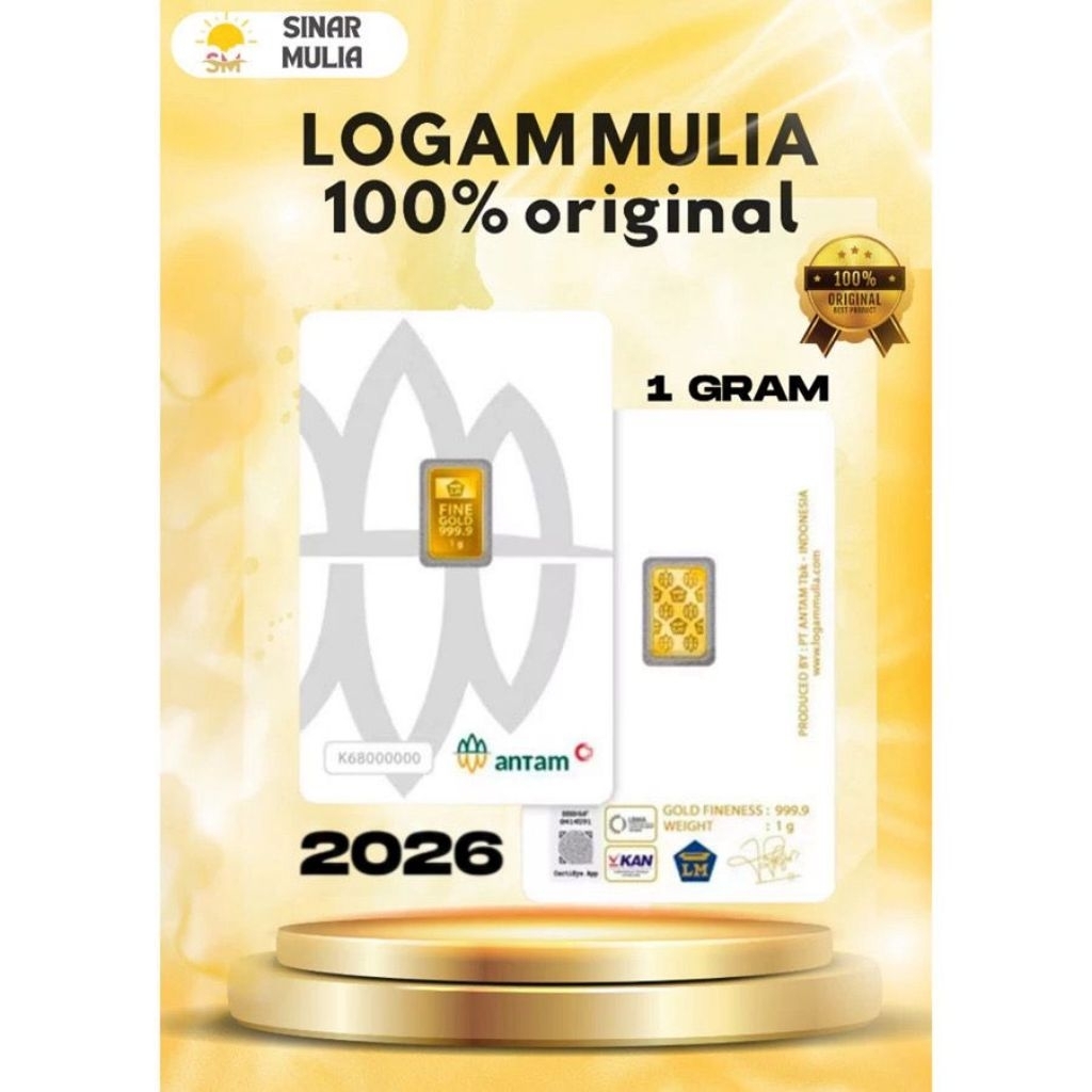 LM EMAS ANTAM 1 GRAM, LOGAM MULIA TERBARU