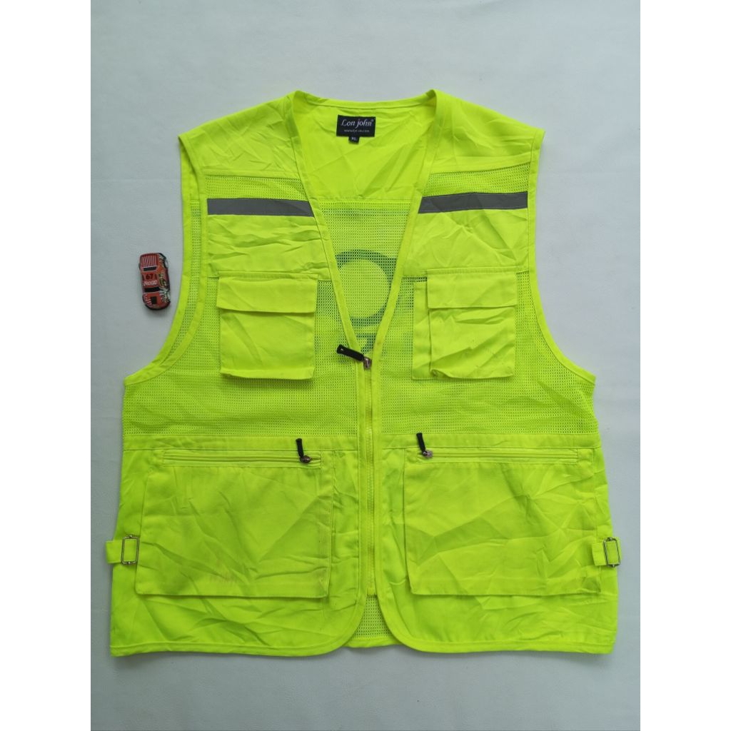 Safety Vest LON JOHN | Rompi Keamanan | Rompi pengaman | Rompi Second | Rompi keselamatan | Rompi Da