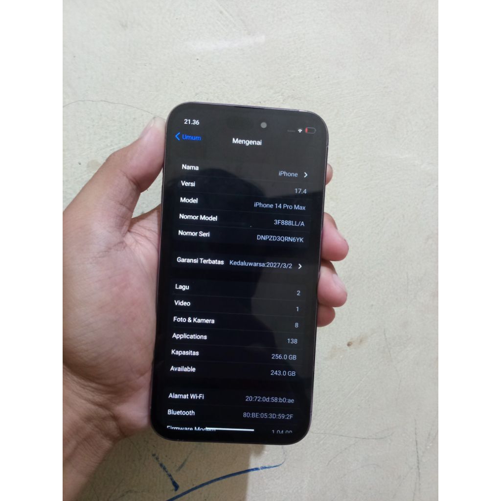 iPhone 14 Promax HDC 256GB