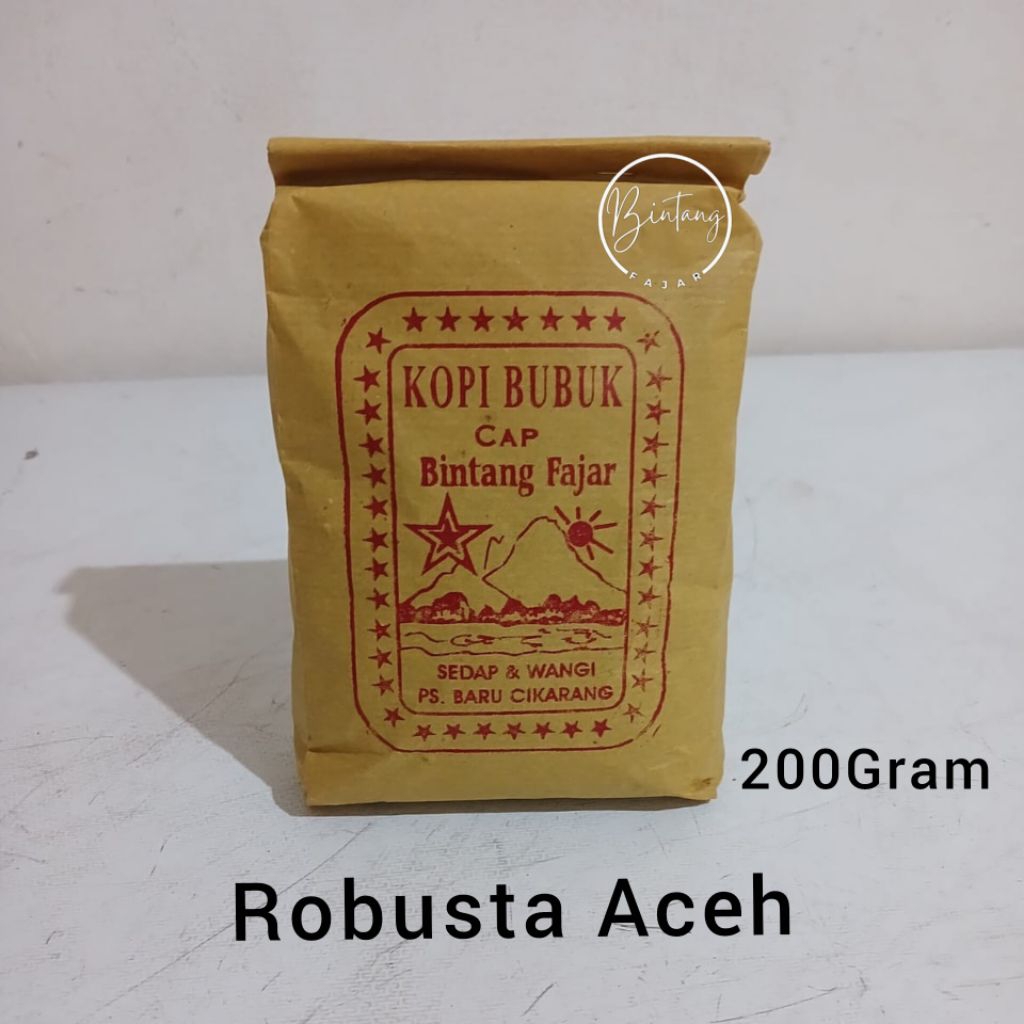 Kopi Bubuk Robusta Aceh •Super• Kopi Aceh -200Gram