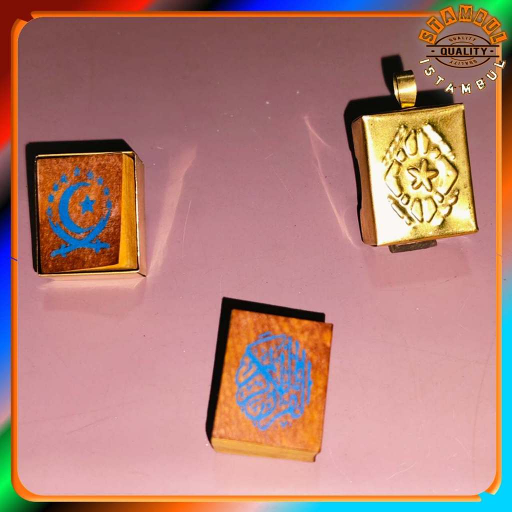 (BISA COD) AL QUR'AN stambul kecil tinta biru