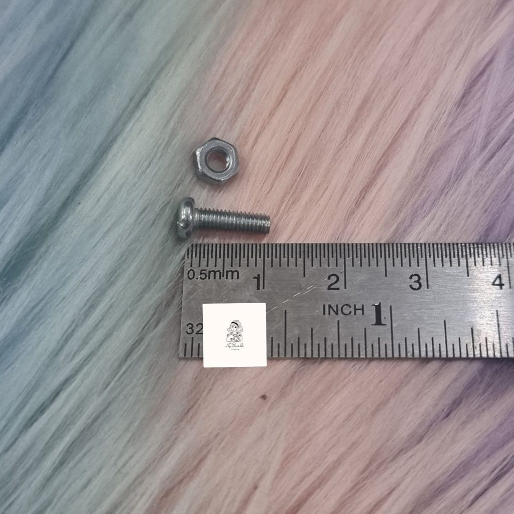 BAUT + MUR 3X10MM SPIKON BAUT JENGKOL JP M3 X 10MM