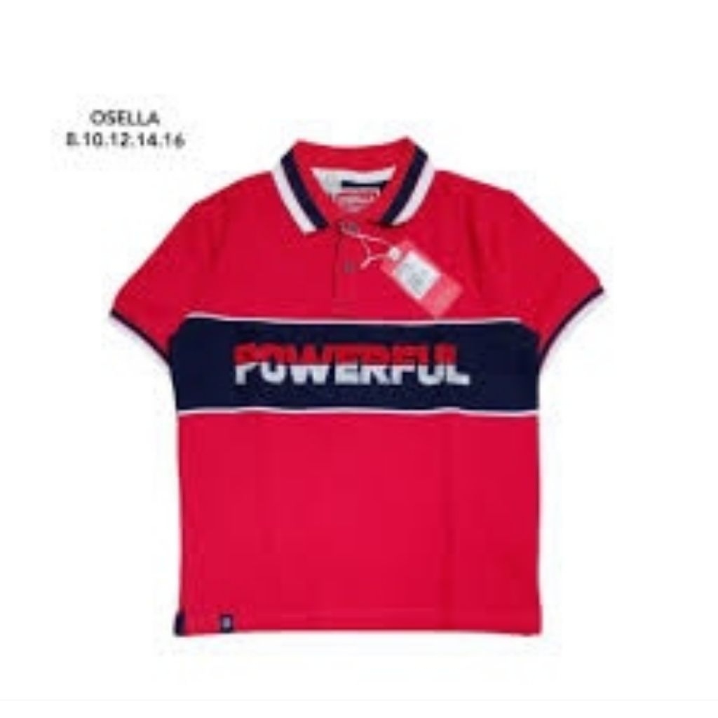 Osella Baju Anak Laki Laki/ Polo Shirt Osella Kids