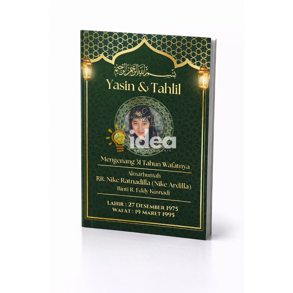 Buku Yasin & Tahlil Mengenang 31 Tahun Meninggalnya Nike Ardilla