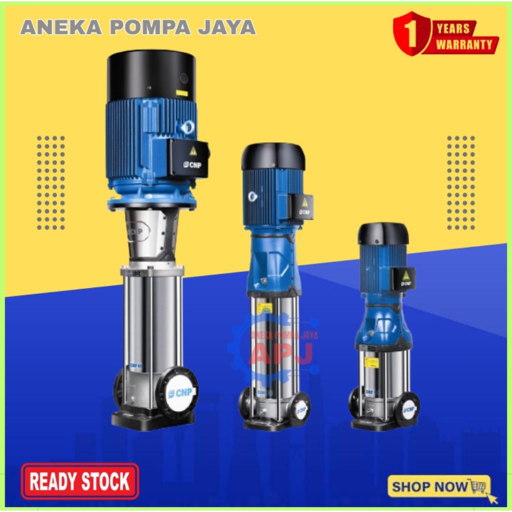 Pompa Booster Vertical CNP CDMF 3-14 Booster Pump Pompa Dorong Pertical