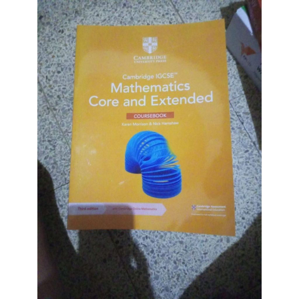 Cambridge IGCSE Mathematics Core and Extended COURSEBOOK