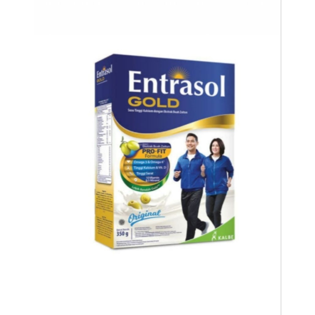 Entrasol Gold Susu Berkalsium Tinggi Original 350 gr