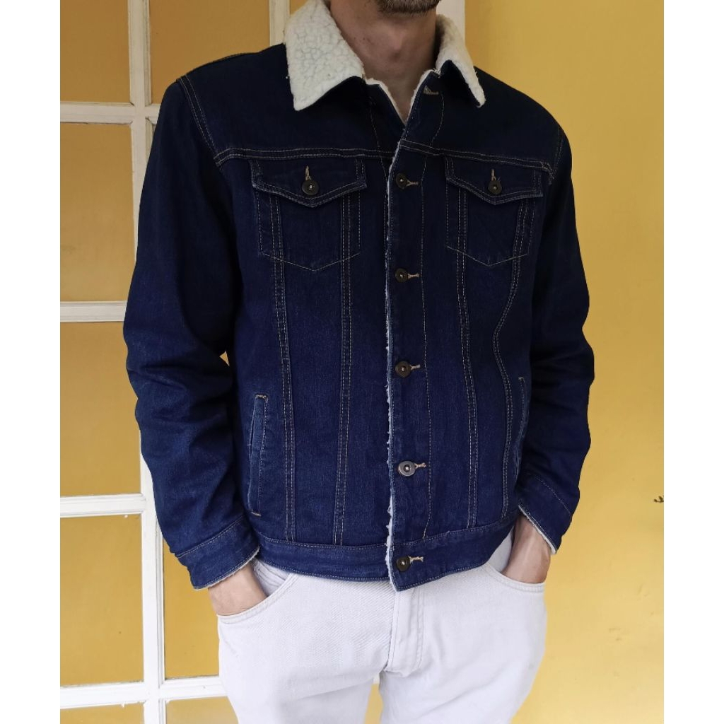 Jaket Jeans Denim Sherpa DESIGN BY Korea