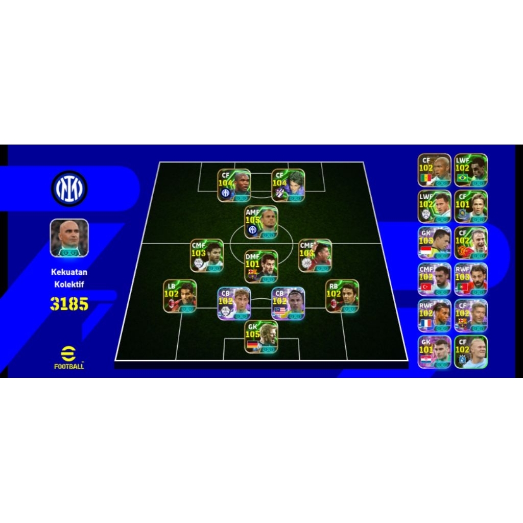 AKUN EFOOTBALL 2026 LEGEND ETO'O FT BATITUSTA X SNEIJDER DOUBLE BLITZ EPIC GG