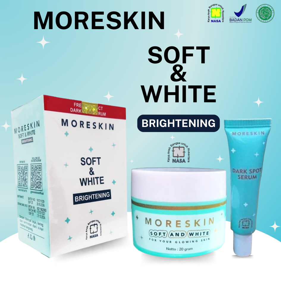 Moreskin Soft & White Original Nasa - Cream moreskin soft & white nasa - CREAM PEMUTIH NASA ORIGINAL