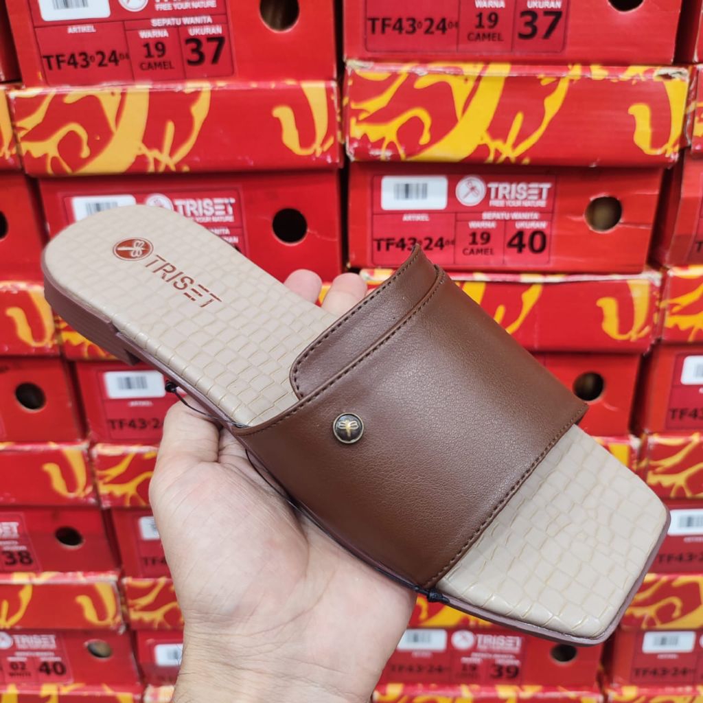 SANDAL FLAT TRISET WANITA TERNYAMAN MURAH OR1GINAL
