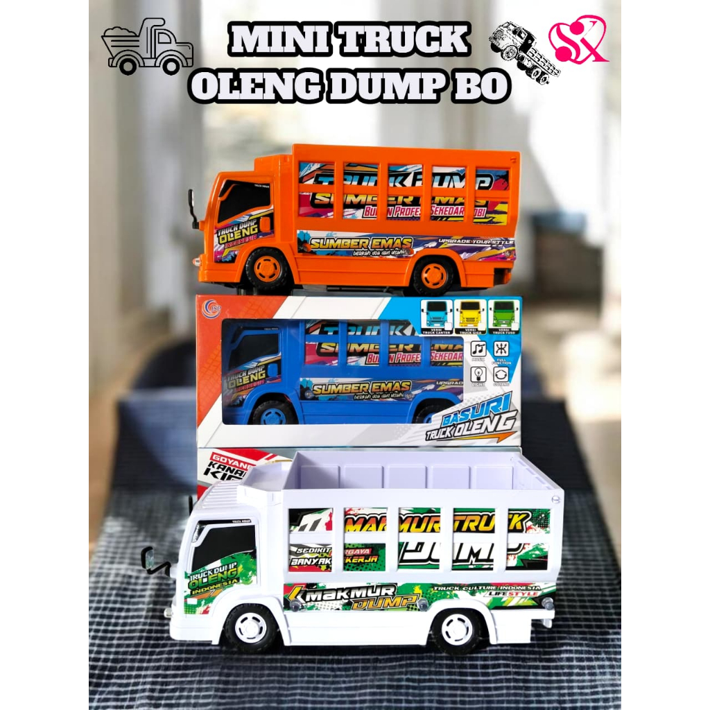 Mini Truk oleng Dump BO(T04)