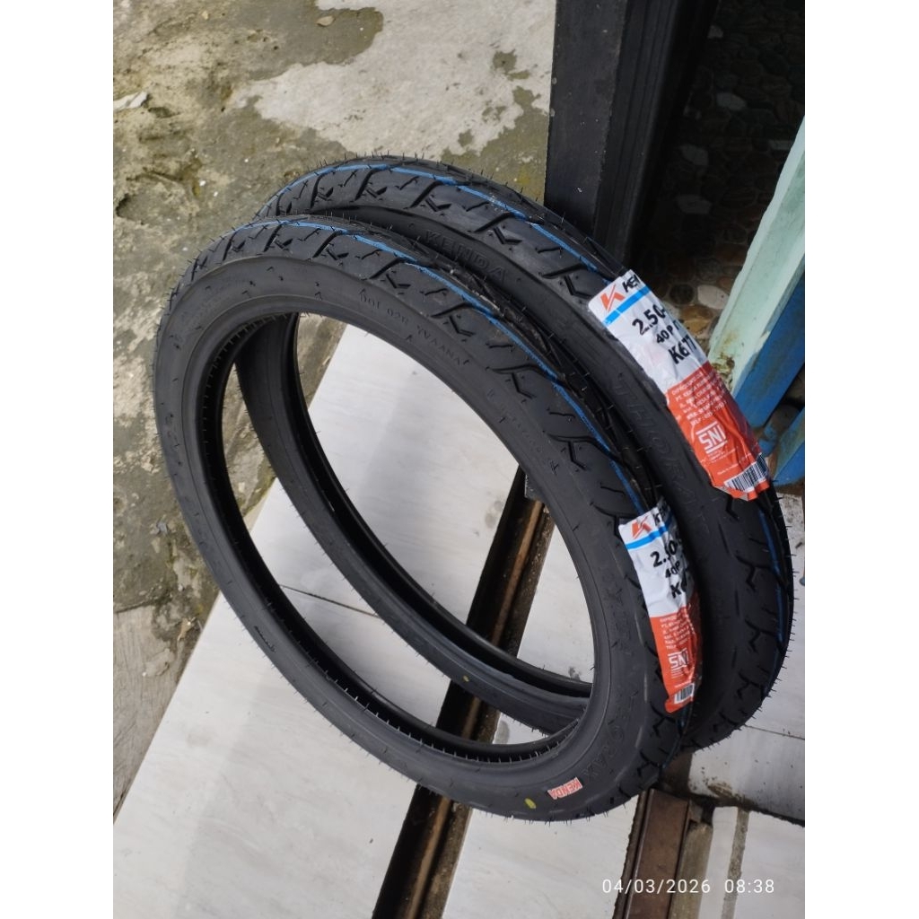 BAN LUAR KENDA THORAX UKURAN 250 RING 18 SOFT COMPOUND AG STYLE SLIM KENDA TYRE K667 FIZR FORCE1 JUP