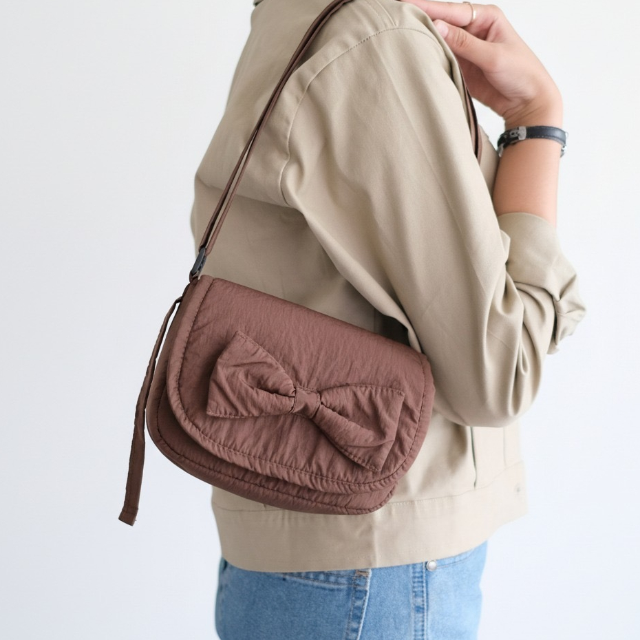 VIBESBAGS - Valeri  SlingBag Pita  Tas Wanita Kain Nylon