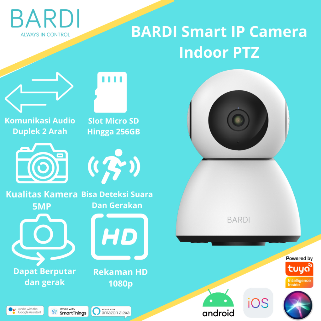 BARDI Smart IP Camera CCTV Indoor PTZ