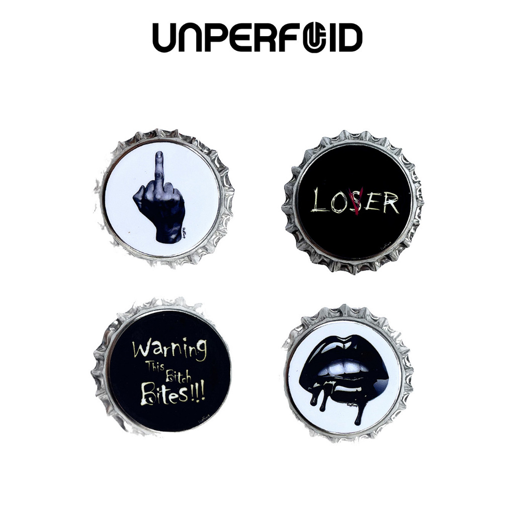 UNPERFOID Pin Bottle Cap Retro Vintage