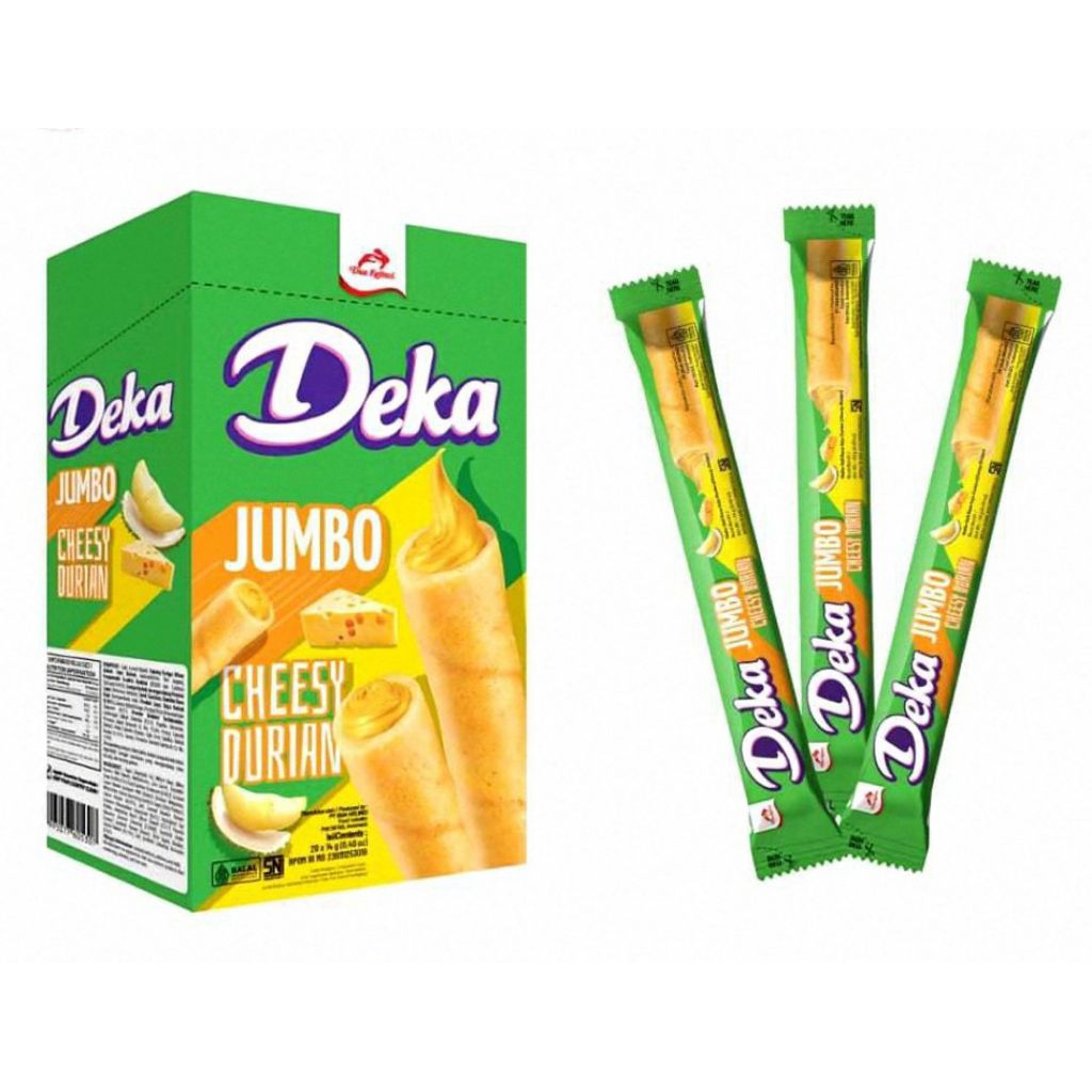 Deka Wafer Roll JUMBO | Cheesy Durian